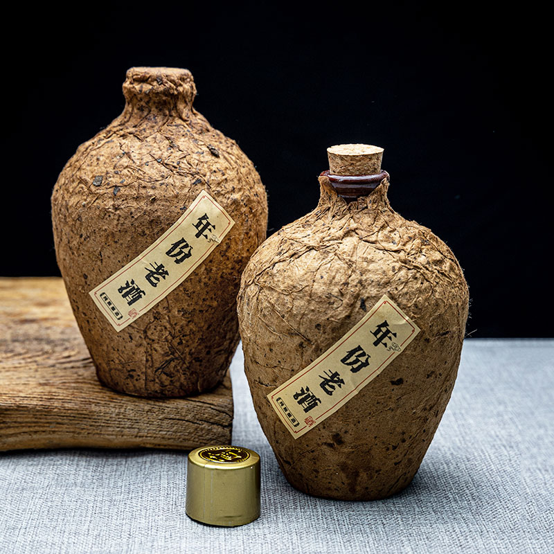 陶瓷仿古酒瓶 一斤装 年份老酒空瓶 复古洞藏酒坛 白酒瓶包装全套