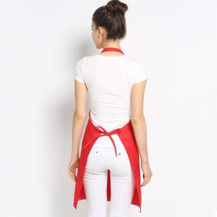 直销新款广告围裙定制LOGO印字定做制服呢围裙工作服围腰定做定制