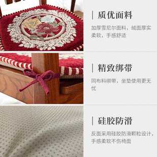 实体店地摊热卖 直销新款 秋冬椅子垫餐椅垫凳子坐垫有绑带保暖屁垫