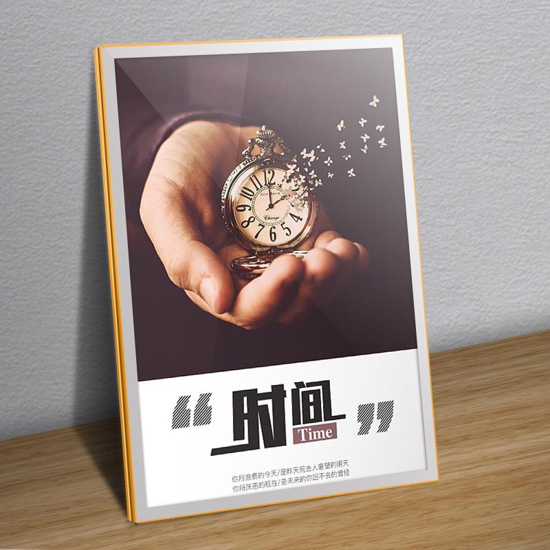 直销新款新款磁吸相框铝合金画框可开启式海报框框架广告宣传框展