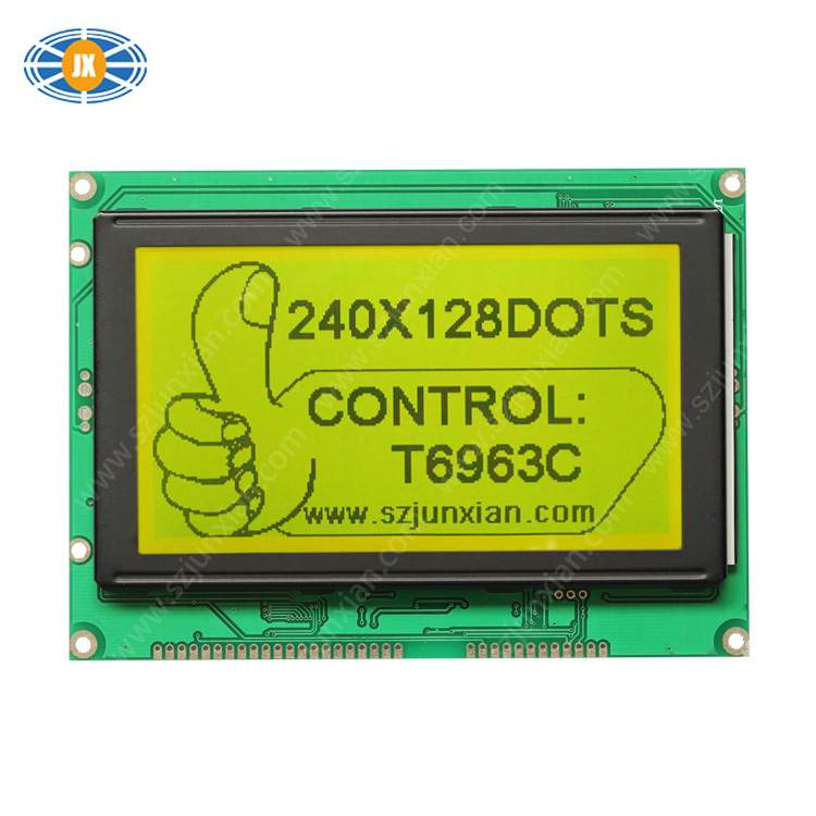 lcd液晶屏 240128单色屏幕LCM车载工业充电桩lcd液晶屏 现货