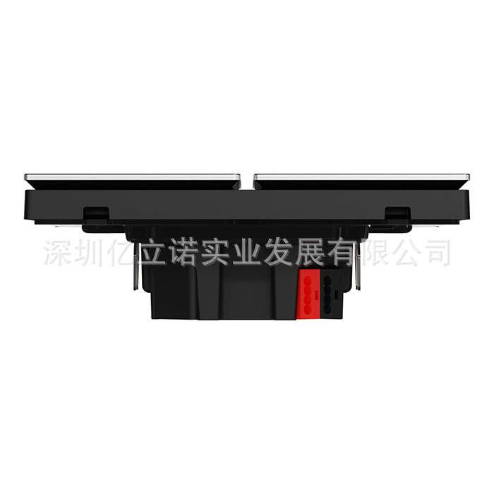 C2E616402_MB_C1境悦系列8键智能面板金属黑色KNX照明开关面板