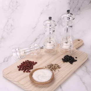 工厂现货厨房工具 家用盐磨 m亚克力调味罐 胡椒磨手动黑椒研磨器
