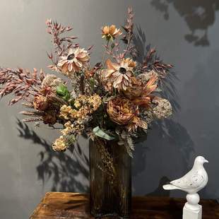 燕麦仿真大麦麦子高级感奢花花花束轻家居假餐桌装饰摆件酒店北欧