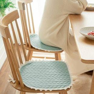 椅子垫学生四季 北欧全棉座椅垫垫子坐垫冬季 通用家用餐椅垫屁股垫