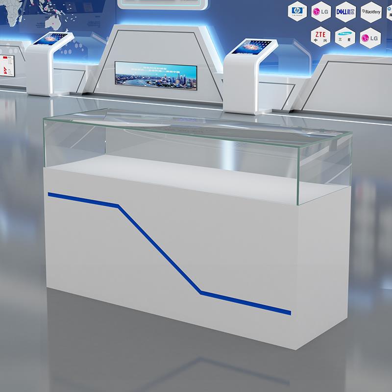 定制商场玻璃柜展示柜珠宝首饰柜台样品展览陈列柜博物馆文物展台