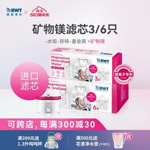 倍世BWT滤芯德国净水壶过滤水壶净水器通用碧家用进口矿物镁滤芯