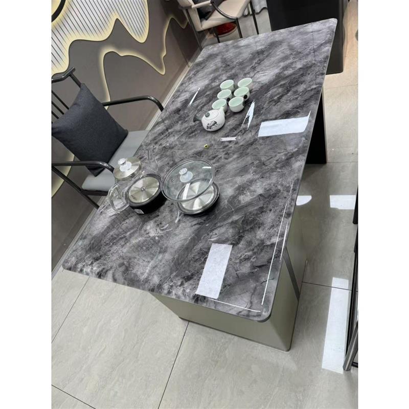 超晶石茶桌茶台现代轻奢阳台茶桌家用办公多功能茶台一体泡茶桌