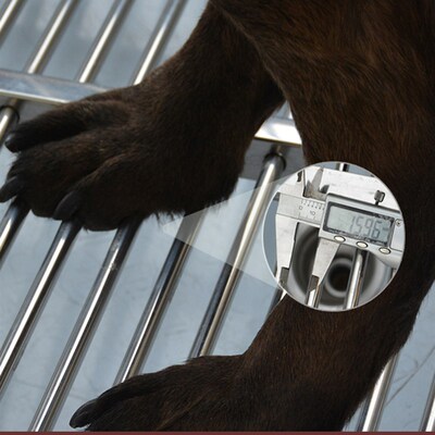 大牛爱宠狗笼子大型犬不锈钢狗笼金毛阿拉斯加大型带厕所漏斗狗舍
