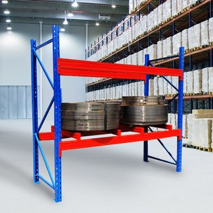 阁楼重型货架加厚大型高位工业仓储仓库板材布匹架托盘多层架定制