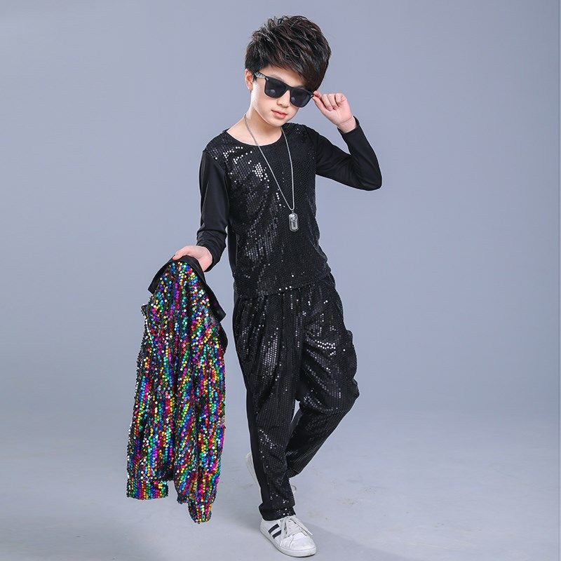 儿童亮片架子鼓演出服中大童爵士舞歌手表演服主持礼服西装套装男,童装/婴儿装/亲子装,儿童演出服,淘宝优惠券,粉丝福利购,淘宝优惠卷