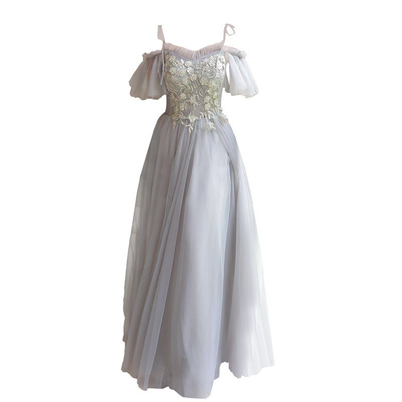 伴娘服女小众高级感结婚礼服显瘦2024新款秋冬姐妹团伴娘裙小个子