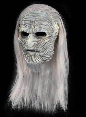 万圣节面具乳胶头套权利的游戏异鬼夜王面具 鬼屋万圣节cos道具