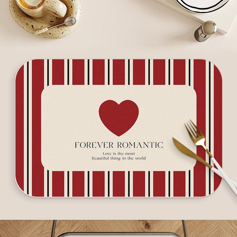 新年餐垫防水防油免洗美式餐桌垫隔热防烫碗杯垫轻奢高级感午餐垫,居家布艺,餐垫,淘宝优惠券,粉丝福利购,淘宝优惠卷