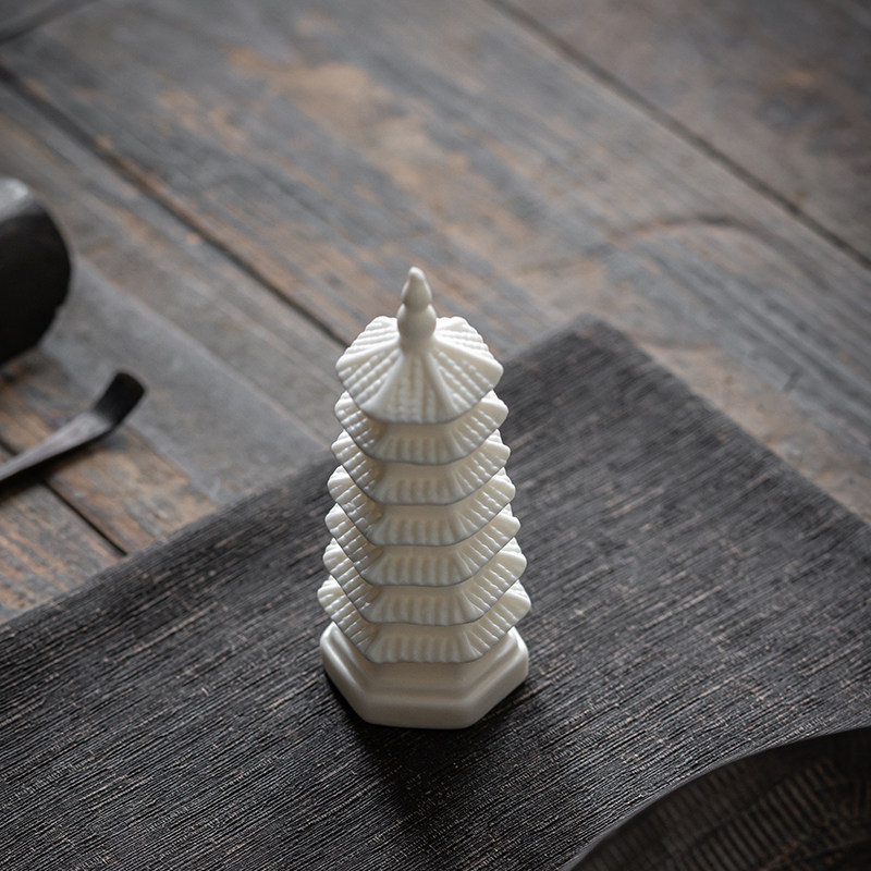 陶瓷手工艺品小摆件家居园艺造景复古装饰品配件搭配建筑物文昌塔,家居饰品,装饰摆件,淘宝优惠券,粉丝福利购,淘宝优惠卷