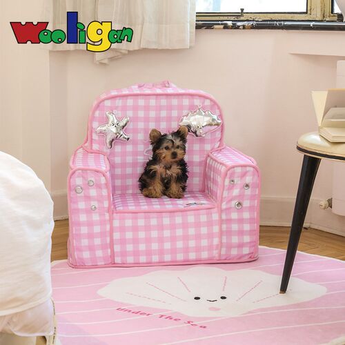 Wooligan 海洋宠物沙发耐抓可拆洗四季通用猫窝狗窝小型犬凉感垫