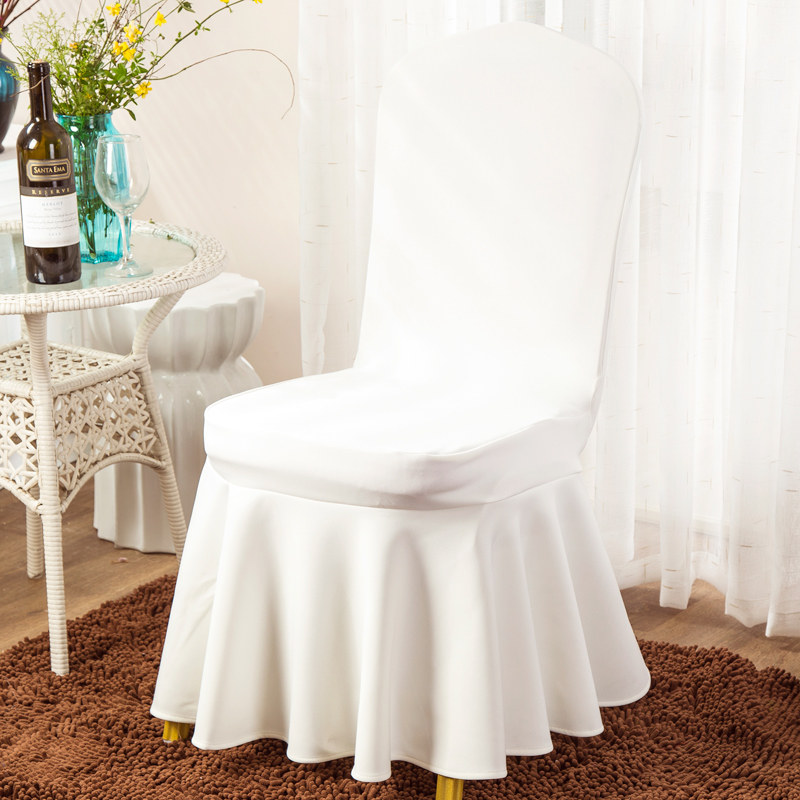 加厚弹力椅套连体酒店饭店钢管椅套餐厅椅子套婚庆凳子套罩餐椅套