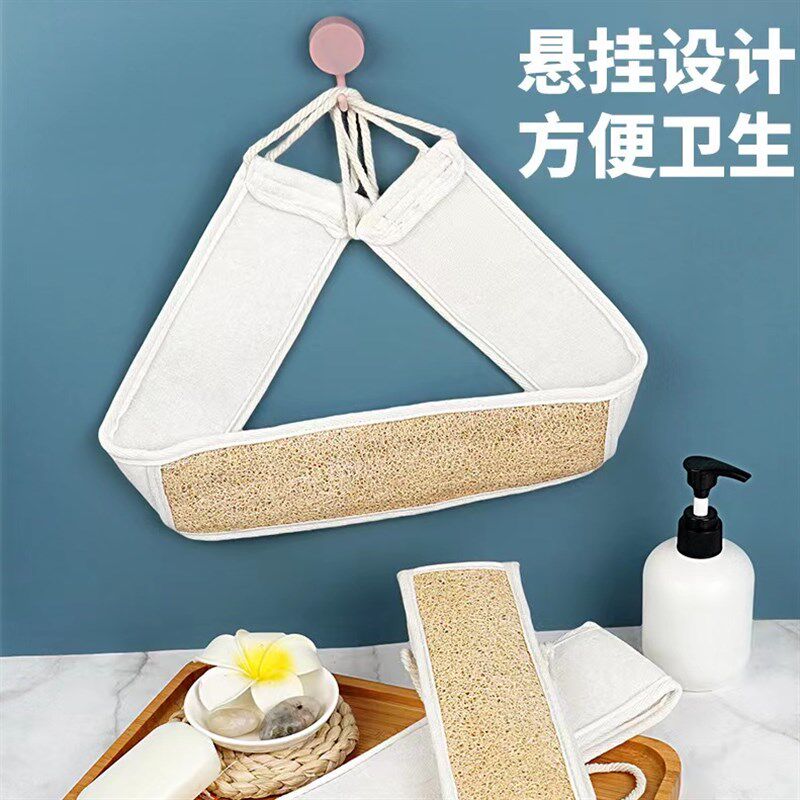 搓澡巾粗砂强力搓泥加厚搓灰去死皮洗澡神器搓背祛痒双面长条拉背