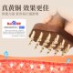 黄铜经络刷按摩刷全身疏通神器揉肚子腹部头部手腿背部刮痧工具