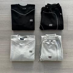 Business Attire新款高品质潮流圆领刺绣卫衣卫裤Kroen 运动套装