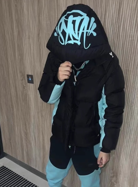 Synaworld羽绒棉服保暖欧美明星 Cench 同款UKDRIPDRILL 嘻哈街头