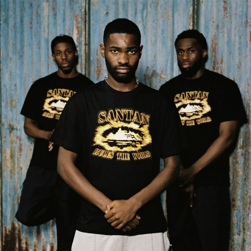 tee-black爆炸火焰黑色短袖