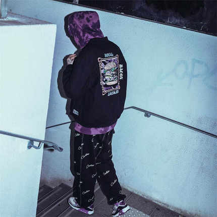 Corteiz 薄绒运动长裤卫裤欧美明星同款UKDRIPDRILL嘻哈说唱宽松