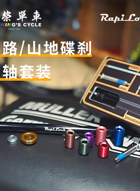 RapiLock Axle隐藏手柄公路车山地车桶轴快拆桶轴杆12MM骑行台轴