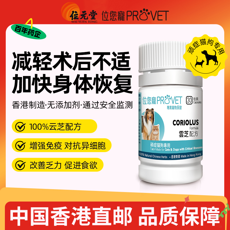 位您宠术后加快恢复顽症猫狗云芝