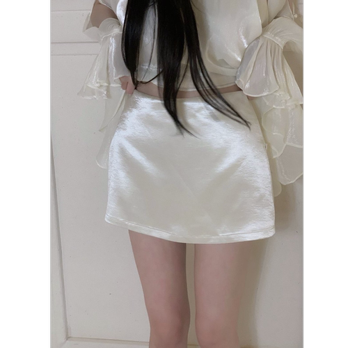 YOUENBB【雾蓝之约-裙裤】法式气质裙裤女夏季设计感显瘦时尚百搭