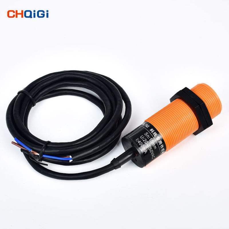 M30电容式接近感应开关KI0209料位感测器交流二线220V常闭喂料机