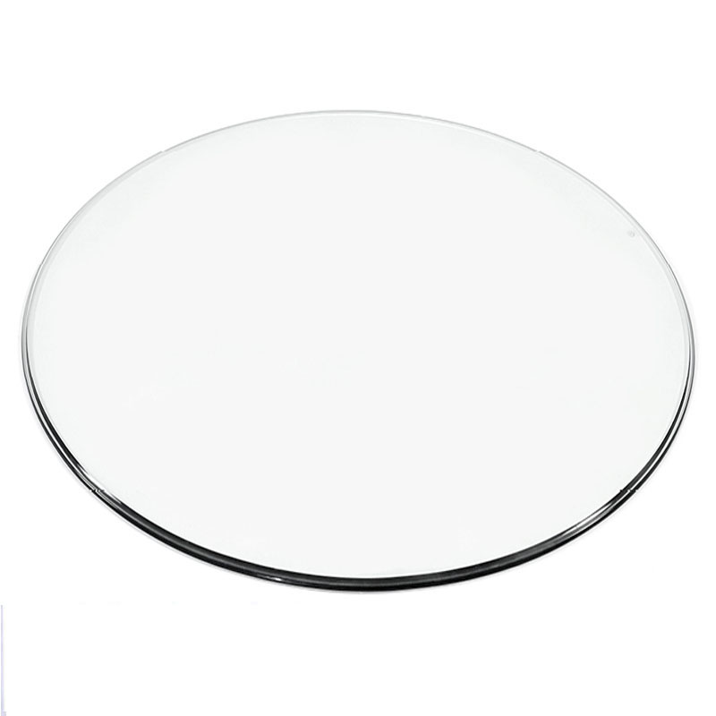 定做圆形钢化玻璃桌面餐桌垫面酒店饭桌玻璃台面家用茶几透明玻璃