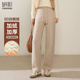 休闲长裤 妍影妈妈冬装 2025新款 时尚 保暖加绒鹅绒裤 直筒裤