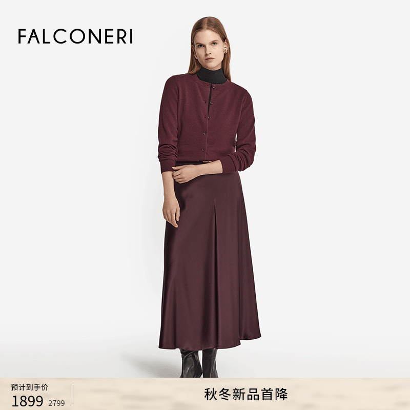 【季末折扣】FALCONERI女士圆领长袖新年山羊绒毛衣针织衫DMLS228,女装/女士精品,羊绒衫,淘宝优惠券,粉丝福利购,淘宝优惠卷