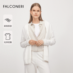 衬衫 优雅通勤上衣小领桑蚕丝长袖 DML426Q 时尚 FALCONERI女士经典