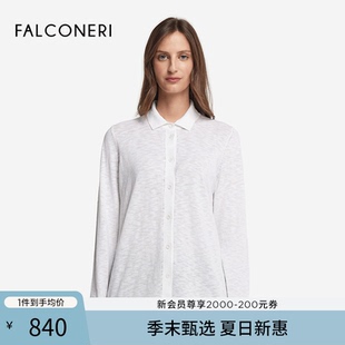簡約經典 經典 女士時尚 DML490L 羅紋長袖 襯衫 時尚 FALCONERI25年新品
