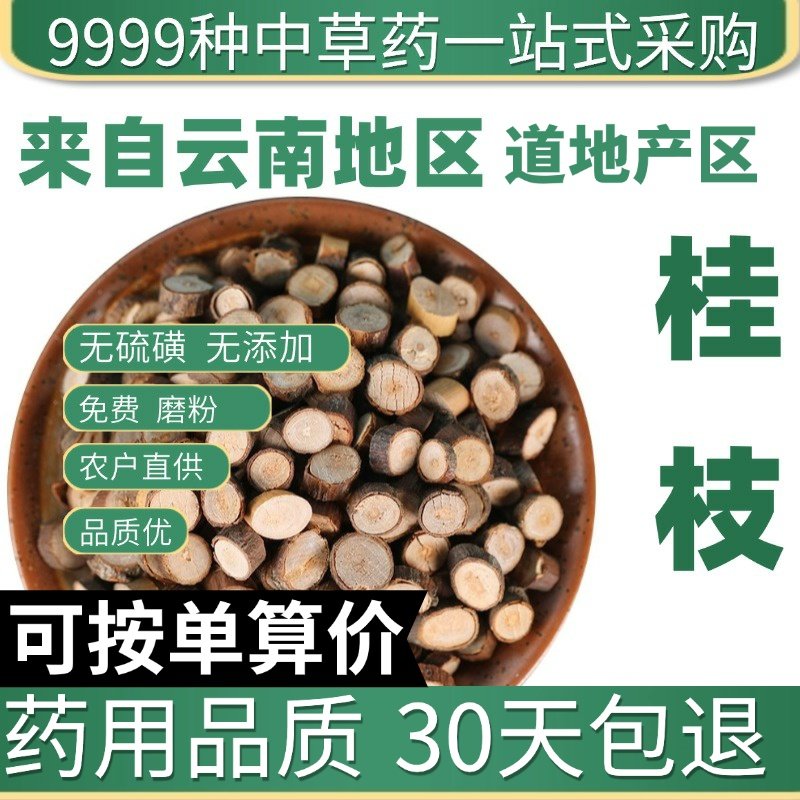 特级桂枝新货香料细桂枝桂枝尖嫩条泡茶搭干姜泡脚50g原产地直发