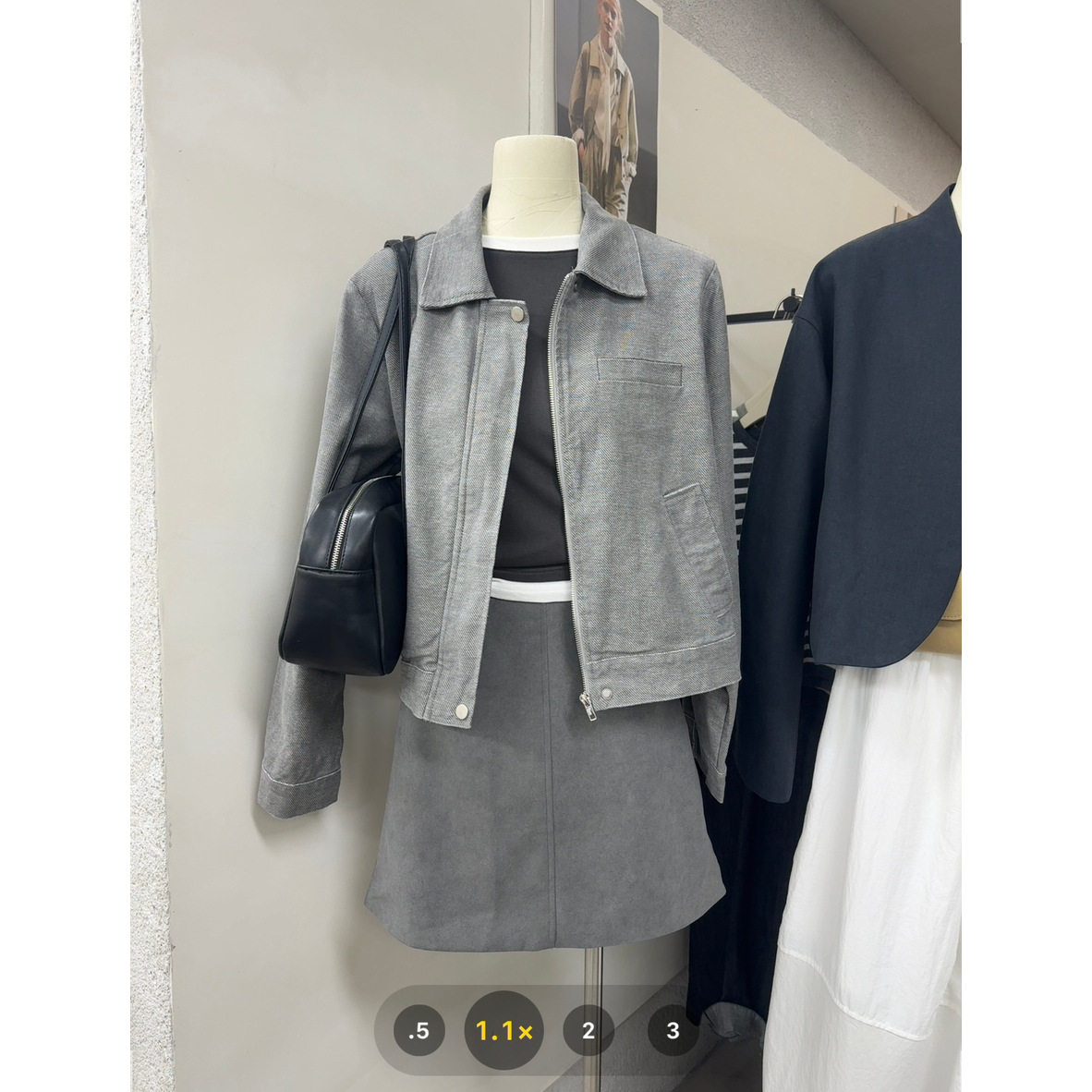 秋上新原创ABOWLAB宽松复古夹克短外套LJ2089简韩时尚百搭