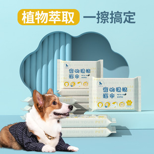 宠物清洁湿巾猫咪狗狗身体眼部耳朵消毒卫生护理去泪痕湿纸巾
