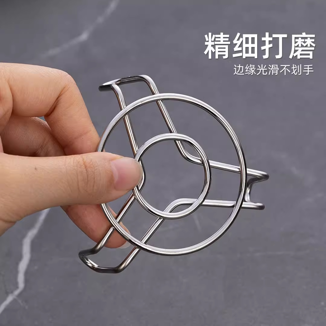 迷你蒸架多功能不锈钢蒸鸡蛋架养生壶小电锅隔热架厨房隔水蒸菜架