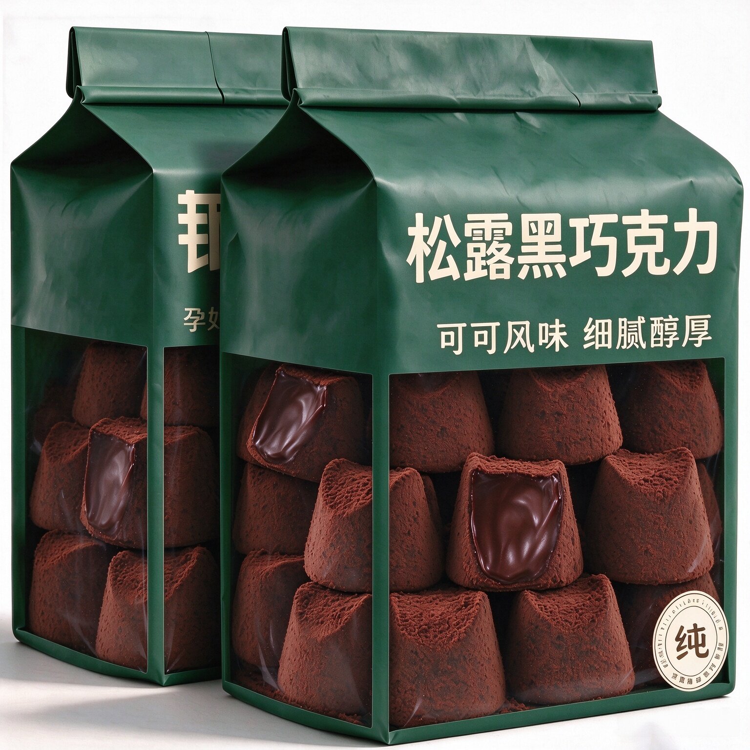 松露黑巧克力纯可可脂礼盒装喜糖年货糖果散装批发结婚订婚零食品