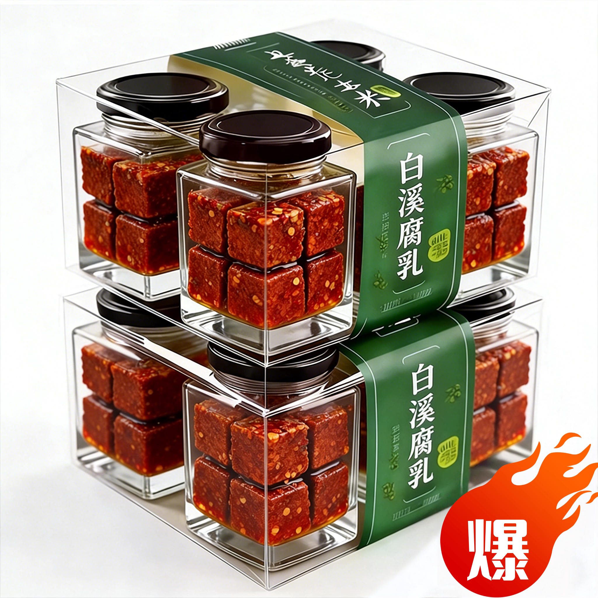 央妈推荐湖南白溪农家传统特产纯手工现拌霉豆腐香豆腐乳下饭菜