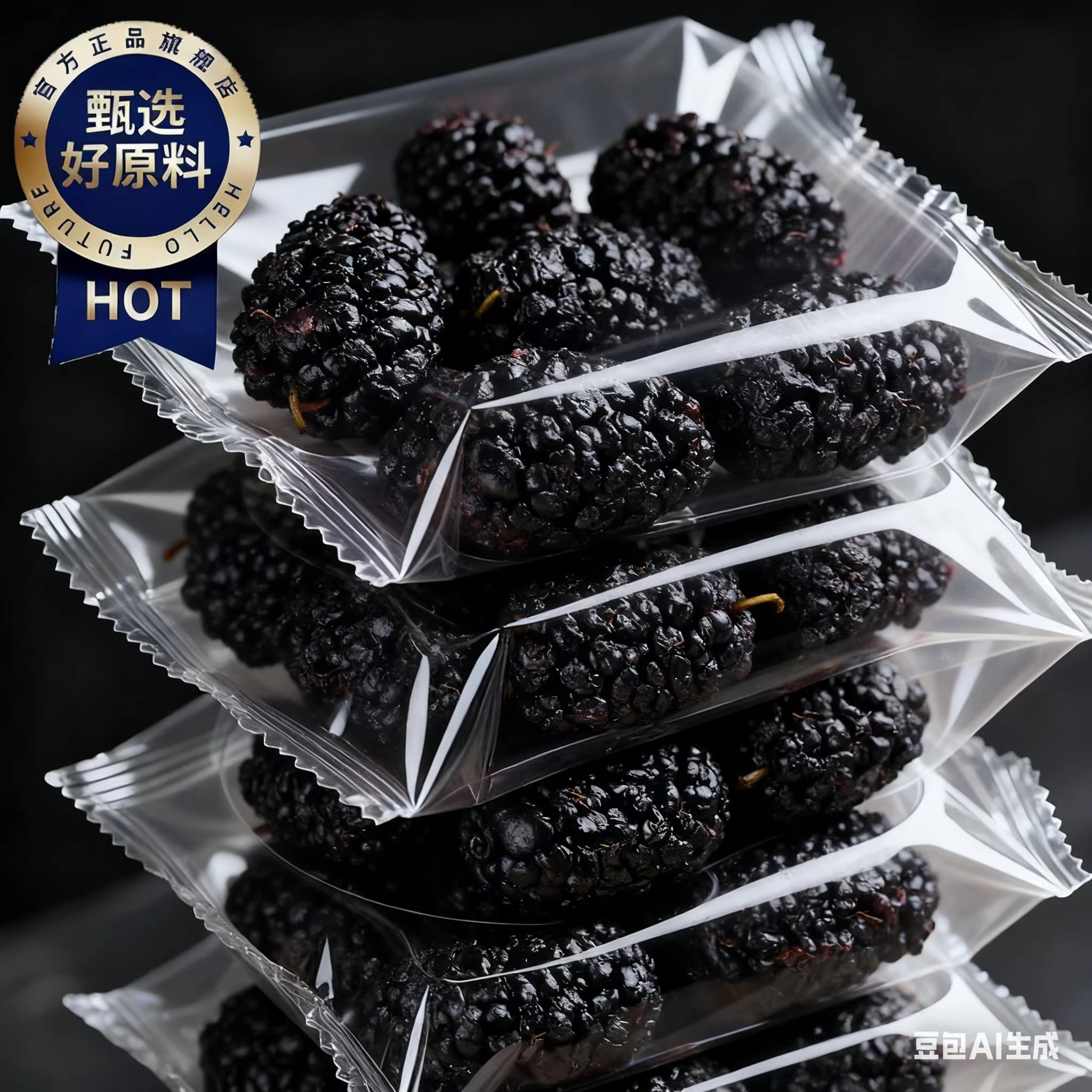 农科院新疆黑桑葚干官方旗舰店吐鲁番正宗特产有机新货特级中药材