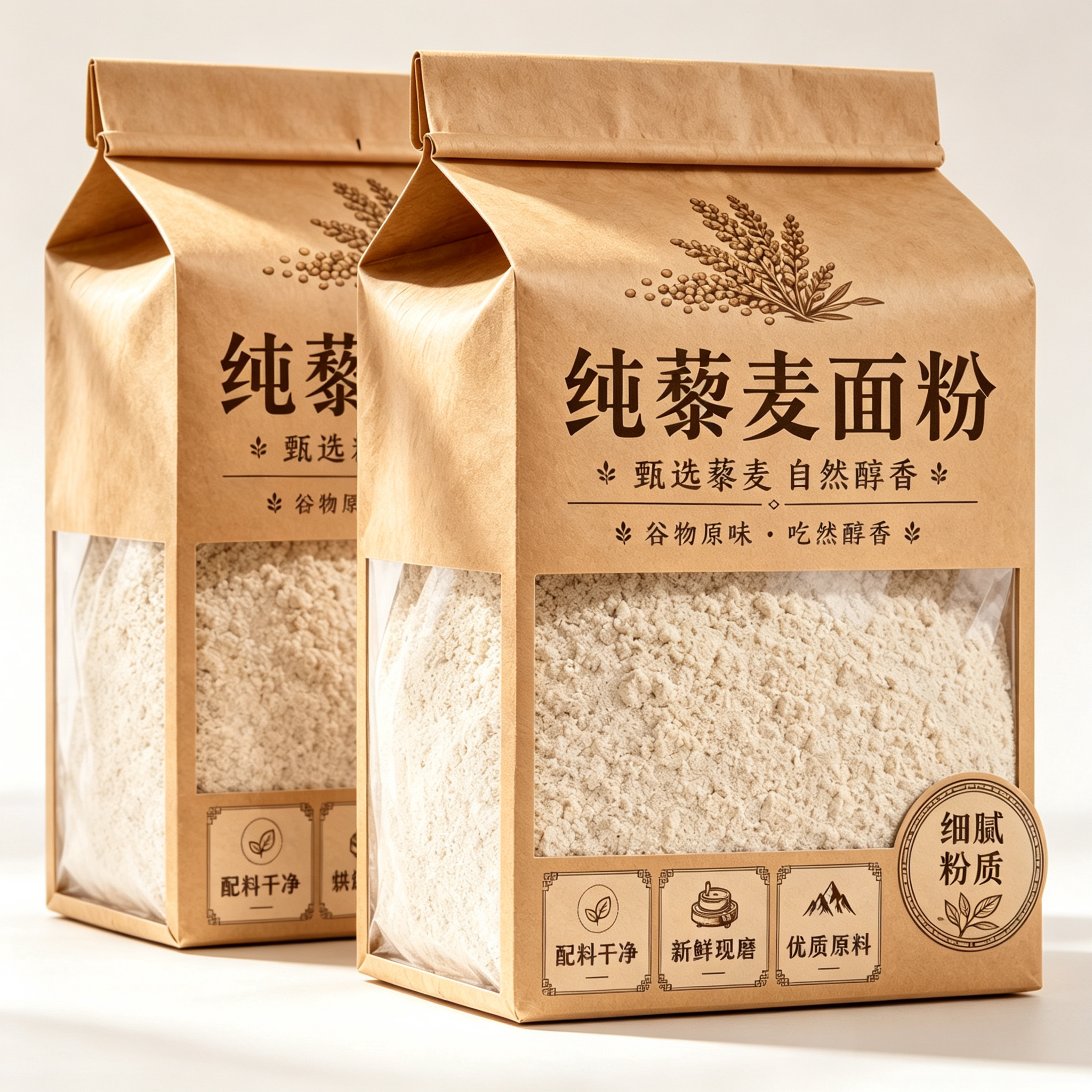 全藜麦面粉白纯藜麦粉无添加烘焙图片
