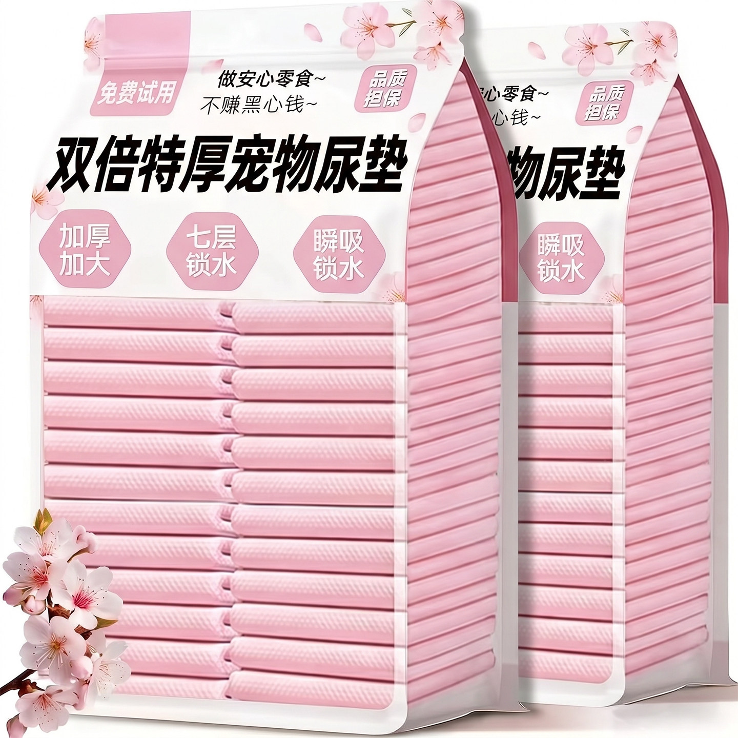加厚强吸水~100片尿垫尿片狗厕所