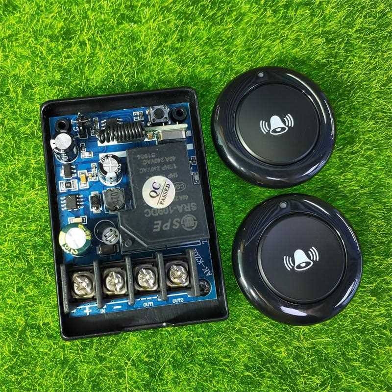 新款直销随意贴黑色圆形铃铛遥控开关DC12V24V一路汽车喇叭灯光改