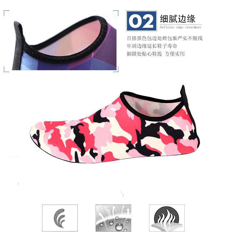 新款直销沙滩鞋女户外潜水鞋速干游泳涉水鞋袜儿童成人夏淌水温泉