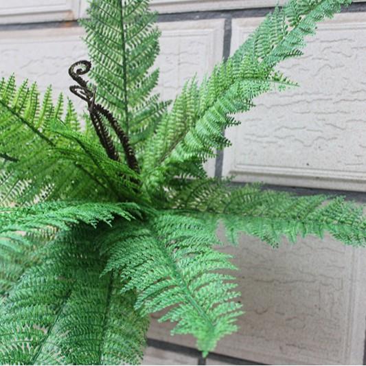 直销新款15叶波斯草 仿真花 仿真波斯蕨草 仿真花仿真植物墙工程