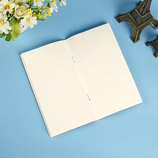 直销新款手账本内芯牛皮纸网点横线学生课堂笔记本骑马装订创意手