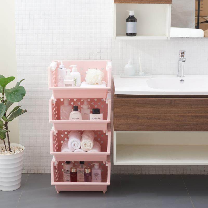 新款直销厨房置物架 落地可叠加蔬菜多层收纳篮 塑料卫生间家用整,厨房/烹饪用具,抹布架/厨房清洁收纳架,淘宝优惠券,粉丝福利购,淘宝优惠卷